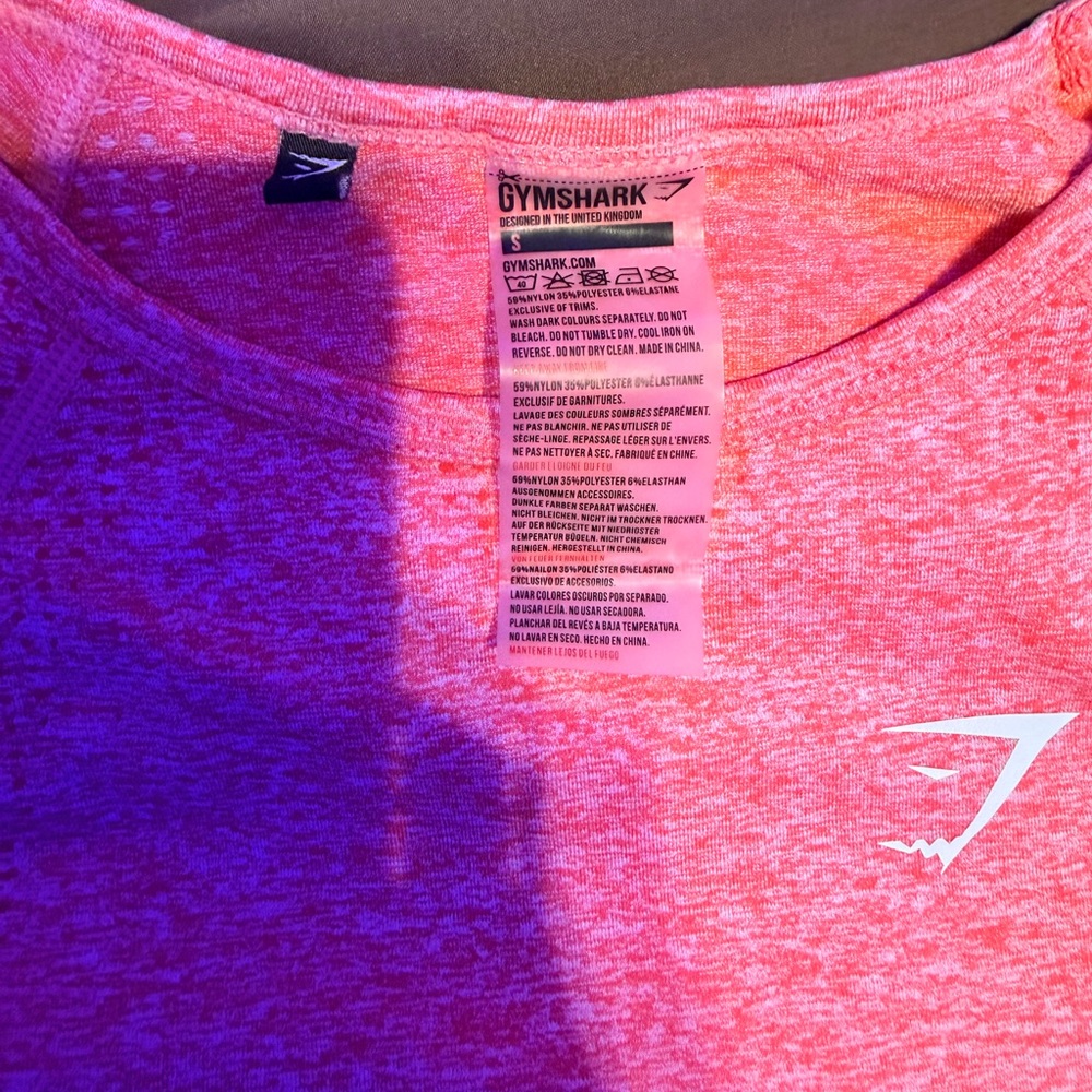 Gymshark Coral Long Sleeve Top - Picture 6 of 6
